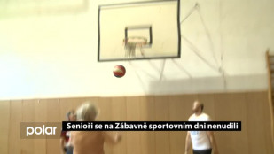 Senioři se na zábavně sportovním dni nenudili