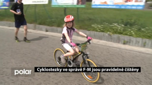 Cyklostezky ve správě F-M jsou pravidelně čištěny