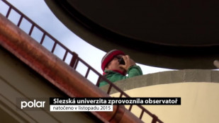 Slezská univerzita zprovoznila observatoř