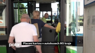 Placení kartou v autobusech MS kraje