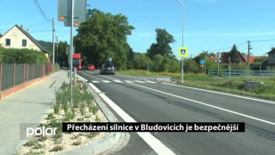 Přecházení silnice v Bludovicích je bezpečnější