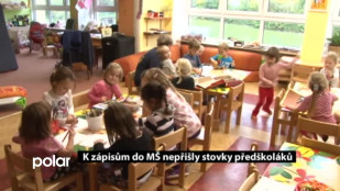 K zápisům do MŠ nepřišly stovky předškoláků