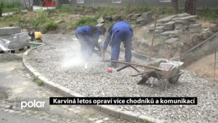 Karviná letos opraví více chodníků a komunikací