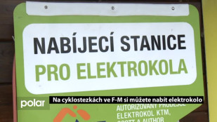 Na cyklostezkách ve F-M si můžete nabít elektrokolo