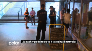 Zápach v podchodu ve Frýdku-Místku odhalil mrtvolu