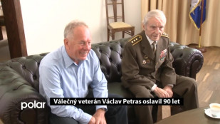 Válečný veterán Václav Petras oslavil 90 let