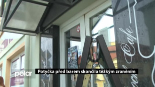 Potyčka před barem skončila těžkým zraněním 