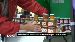 Náměstí i v létě ožilo Prázdninovým jarmarkem