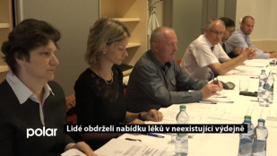 Lidé obdrželi nabídku léků v neexistující výdejně