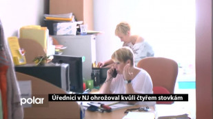 Úřednici v NJ ohrožoval kvůli čtyřem stovkám