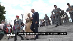 Velkolepé historické oslavy ke 150. výročí Lázní Darkov