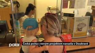 Česká pošta s novým projektem narazila v Doubravě