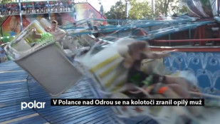 V Polance nad Odrou se na kolotoči zranil opilý muž