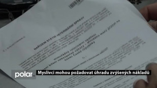 Myslivci mohou požadovat úhradu zvýšených nákladů