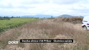 Stavba silnice I/58 Příbor - Skotnice začala