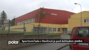 Sportovní hala musí být pod dohledem statiků