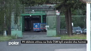 Při důlním otřesu na Dole ČSM byli zraněni dva horníci