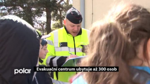 Evakuační centrum ubytuje až 300 osob