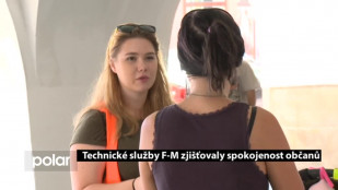 Technické služby F-M zjišťovaly spokojenost občanů