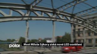 Most Miloše Sýkory v centru Ostravy získá nové LED osvětlení