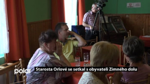 Starosta Orlové se setkal s obyvateli Zimného dolu