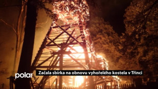 Začala sbírka na obnovu vyhořelého kostela v Třinci