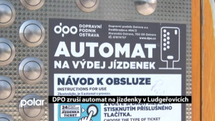 DPO zruší automat na jízdenky v Ludgeřovicích