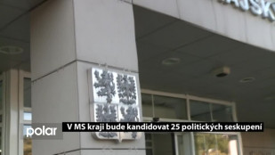 V MS kraji bude kandidovat 25 politických seskupení