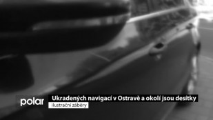 Ukradených navigací v Ostravě a okolí jsou desítky