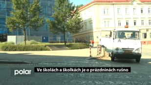 Ve školách a školkách je o prázdninách rušno 