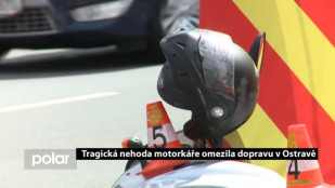 Tragická nehoda motorkáře omezila dopravu v Ostravě