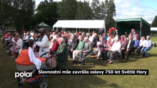 Slavnostní mše završila oslavy 750 let Světlé Hory