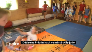 Děti z F-M se na Prázdninách ve městě učily judo