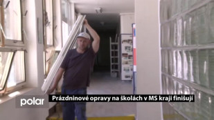 Prázdninové opravy na školách v MS kraji finišují