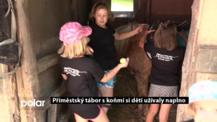 Příměstský tábor s koňmi si děti užívaly naplno