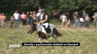 Závody v parkurovém skákání ve Stonavě