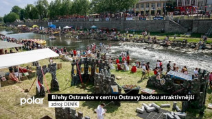 Břehy Ostravice v centru Ostravy bude atraktivnější