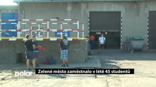 Zelené město zaměstnalo v létě 45 studentů