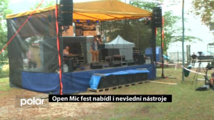 Open Mic fest nabídl i nevšední nástroje