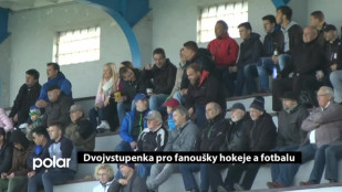 Dvojvstupenka pro fanoušky hokeje a fotbalu