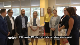 V Orlovské MŠ otevřeli třídu s Montessori výukou