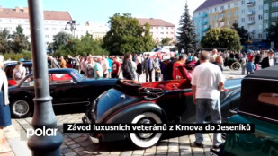 Závod luxusních veteránů z Krnova do Jeseníků