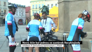 Nový Jičín byl jednou ze zastávek Recyklojízdy