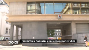 Piazzettu u Nádražní ulice v Ostravě čeká rekonstrukce