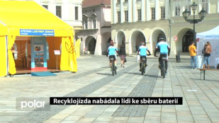 Recyklojízda nabádala lidi ke sběru baterií