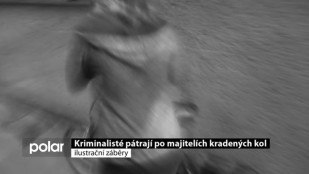 Kriminalisté pátrají po majitelích kradených kol