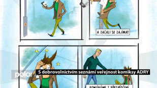 S dobrovolictvím seznamí občany F-M komiksy ADRY