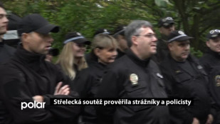 Střelecká soutěž prověřila strážníky a policisty