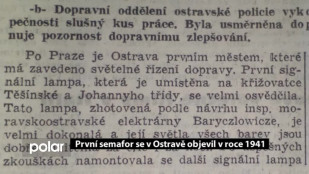 DOPRAVNÍ REVUE: První semafor v Ostravě se objevil v roce 1941