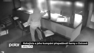 Hokejista a jeho kumpáni přepadávali herny v Ostravě